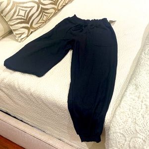 Forever 21 Black linen jogger - new with tags - size large